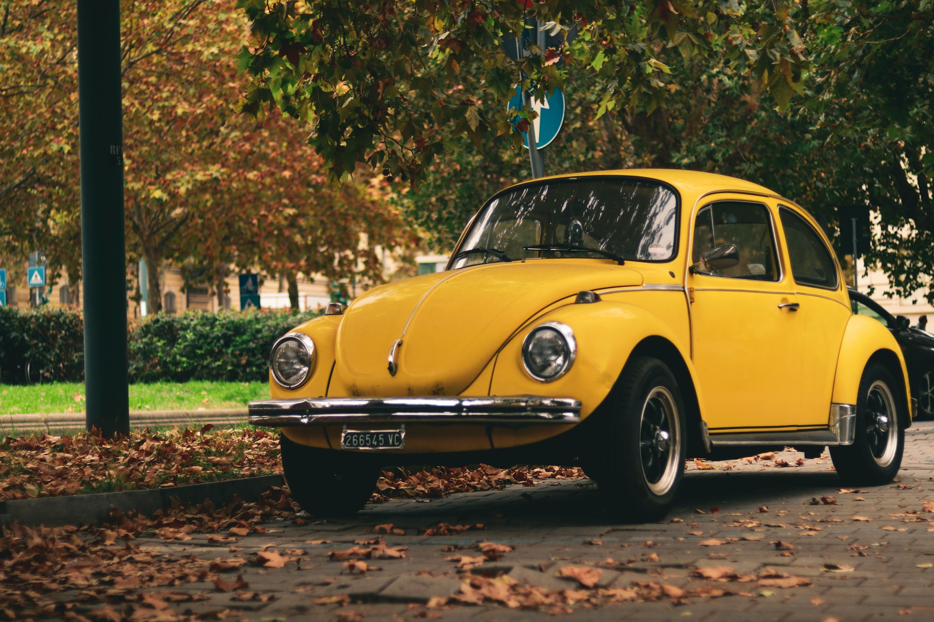 Yellow Beetle car